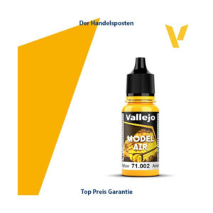 Vallejo Model Air Medium Yellow 17ml