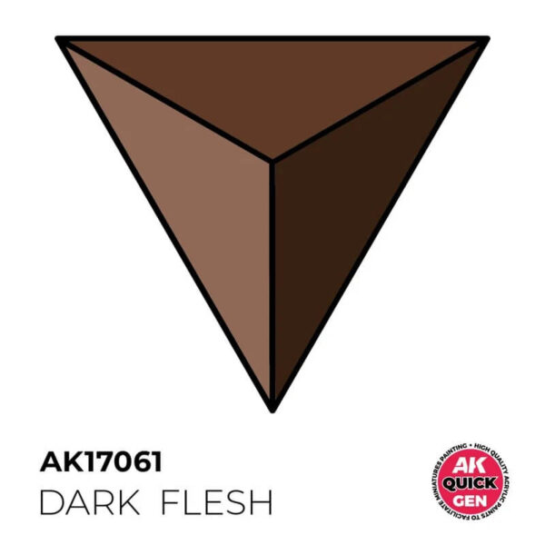 AK Quick Gen Dark Flesh 18ml – Bild 2
