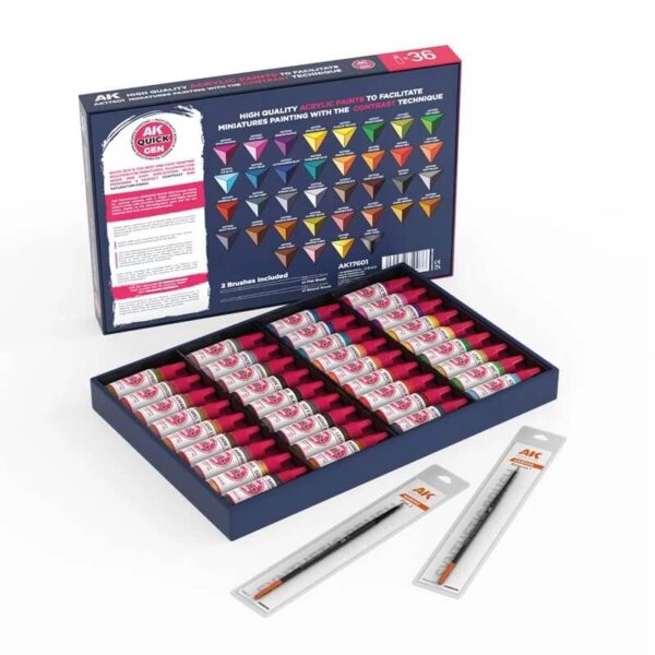 AK Quick Gen Paintset 36x18ml – Bild 2
