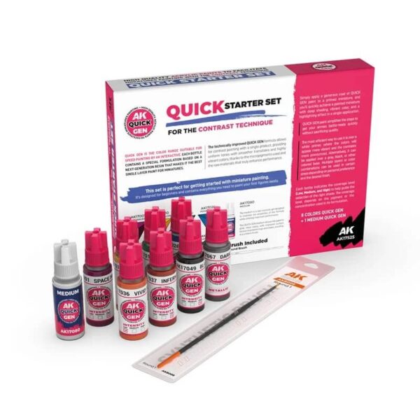 AK Quick Gen Starter Paintset 8x18ml – Bild 2