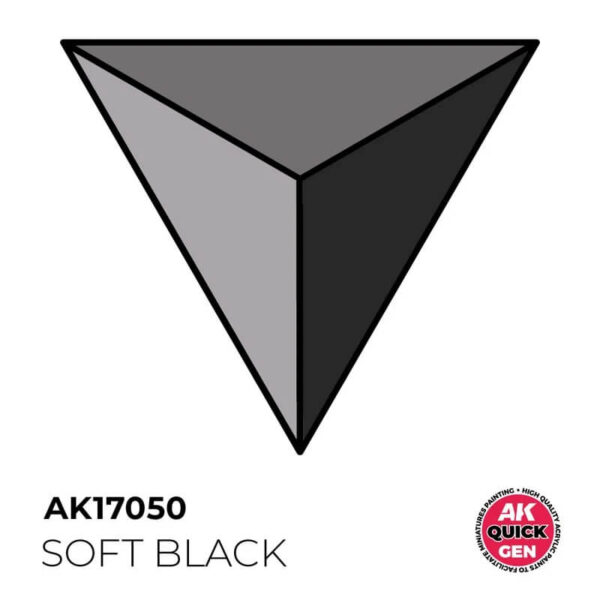 AK Quick Gen Soft Black 18ml – Bild 2