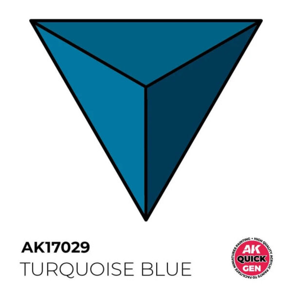 AK Quick Gen Turquoise Blue 18ml – Bild 2