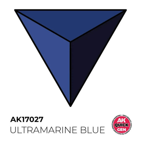 AK Quick Gen Ultramarine Blue 18ml – Bild 2