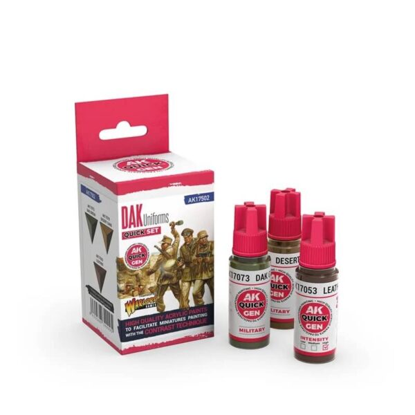 AK Quick Gen Set DAK Uniforms 3x18ml – Bild 2