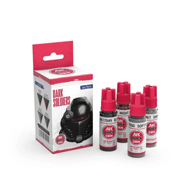 AK Quick Gen Set Dark Soldiers 4x18ml – Bild 2
