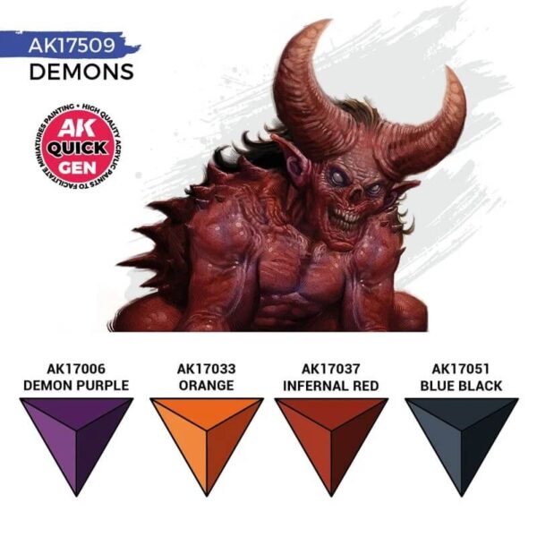 AK Quick Gen Set Demons 4x18ml – Bild 3