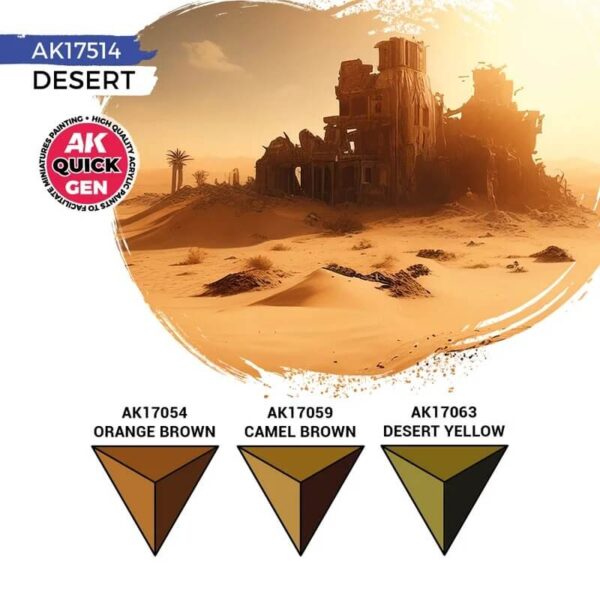 AK Quick Gen Set Desert 3x18ml – Bild 3