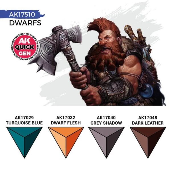 AK Quick Gen Set Dwarfs 4x18ml – Bild 3