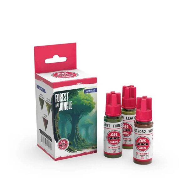 AK Quick Gen Set Forest and Jungle 3x18ml – Bild 2