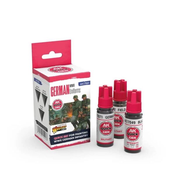 AK Quick Gen Set German Uniforms 3x18ml – Bild 2