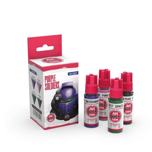 AK Quick Gen Set Purple Soldiers 4x18ml – Bild 2