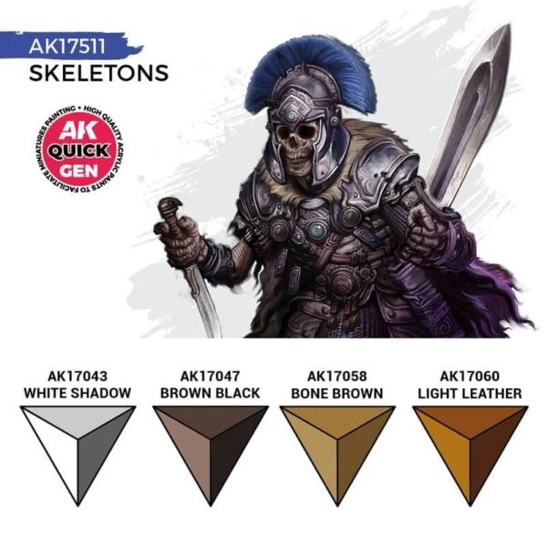 AK Quick Gen Set Skeletons 4x18ml – Bild 3