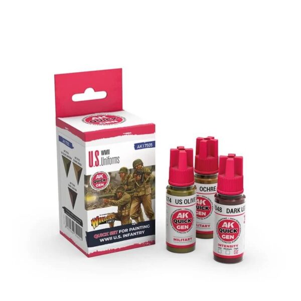 AK Quick Gen Set US Uniforms 3x18ml – Bild 2