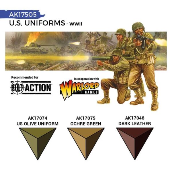 AK Quick Gen Set US Uniforms 3x18ml – Bild 3