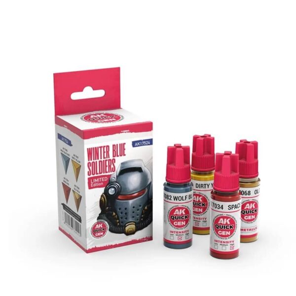 AK Quick Gen Set Winter Blue Soldiers 4x18ml – Bild 2