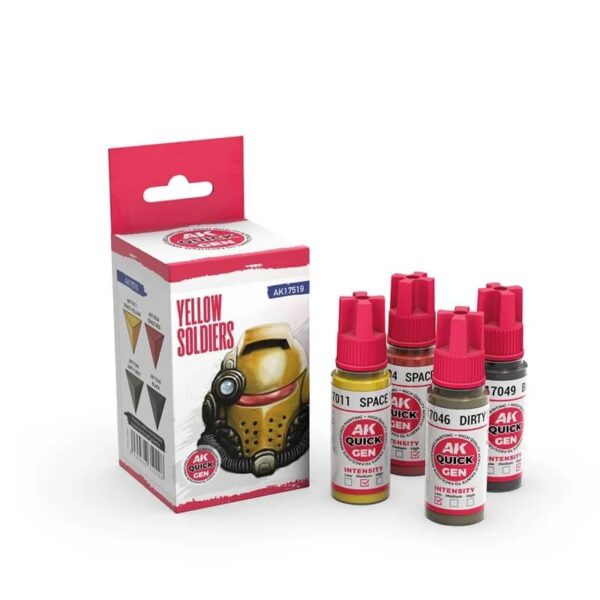 AK Quick Gen Set Yellow Soldiers 4x18ml – Bild 2