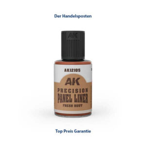 AK Interactive Precision Panel Liner Fresh Rust 30ml