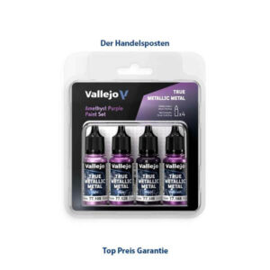 True Metallic Metal Paint Set Amethyst Purple