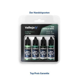 True Metallic Metal Paint Set Dusken Green