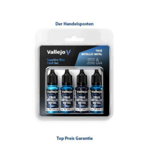 True Metallic Metal Paint Set Sapphire Blue