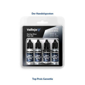 True Metallic Metal Paint Set Sterling Silver