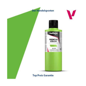 Vallejo Premium Airbrushfarbe Green Fluo 200ml