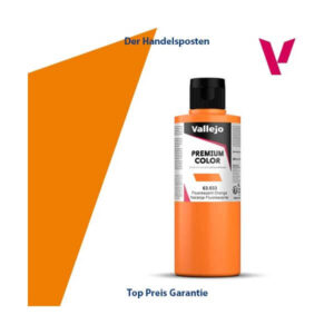 Vallejo Premium Airbrushfarbe Orange Fluo 200ml
