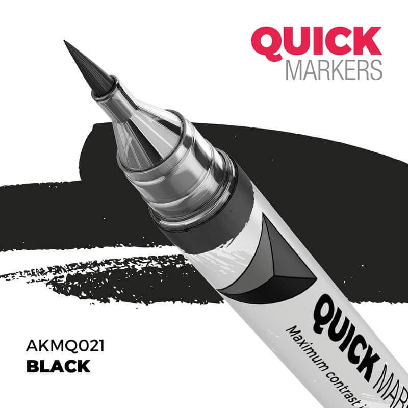 AK Interactive Quick Marker Black – Bild 2