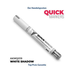 AK Interactive Quick Marker White Shadow