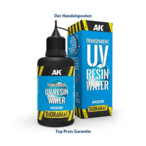 AK Interactive Transparent UV Resin Water