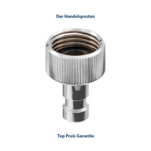 Harder & Steenbeck Stecknippel NW 2,7mm - G 1/8"" IG, m. Dichtung, Chrom