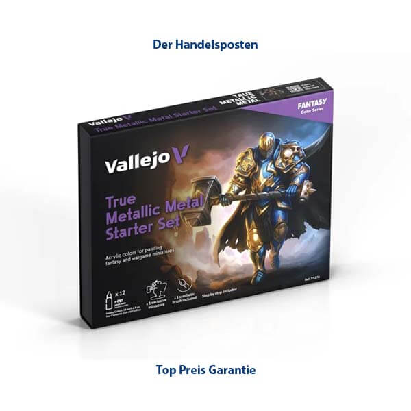 Vallejo True Metallic Metal Starter Set