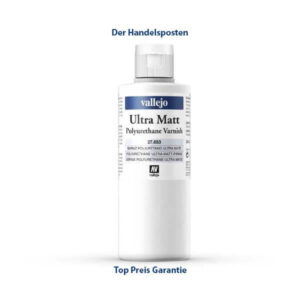 Vallejo Polyurethane Ultra Matt Varnish 200ml