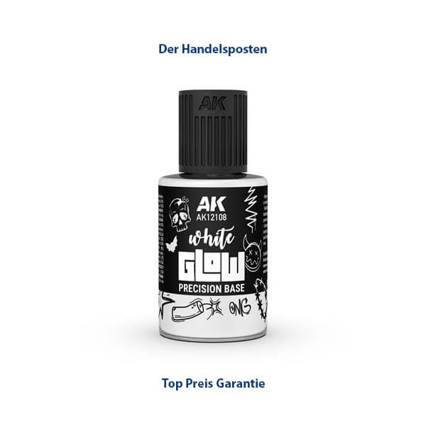 AK Interactive Glow Precision Flour White 30ml
