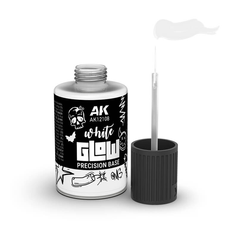 AK Interactive Glow Precision Flour White 30ml – Bild 2
