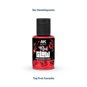 AK Interactive Glow Precision Flour Red 30ml