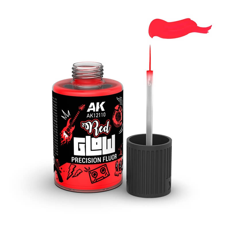 AK Interactive Glow Precision Flour Red 30ml – Bild 2