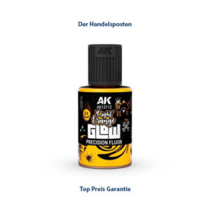 AK Interactive Glow Precision Flour Light Orange 30ml