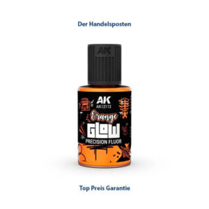 AK Interactive Glow Precision Flour Orange 30ml