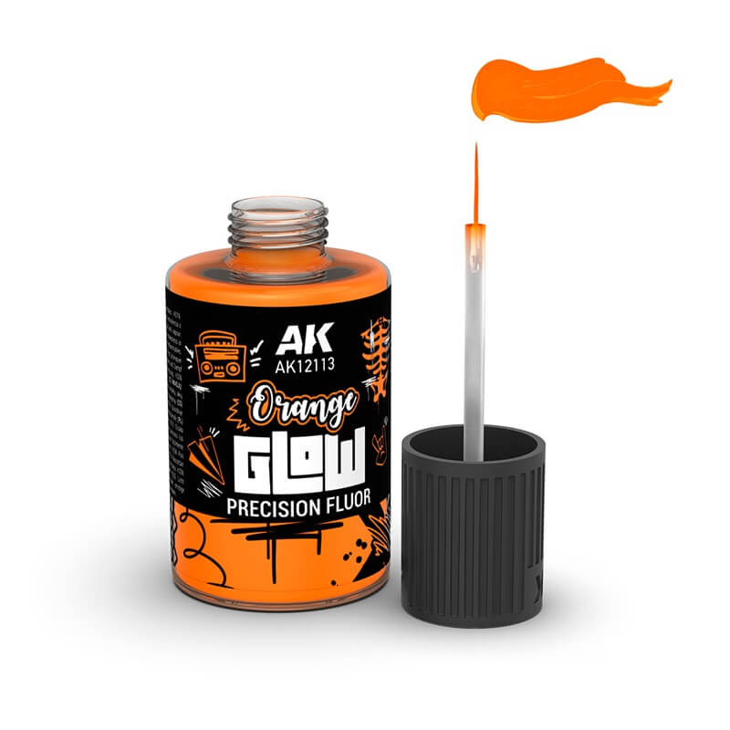 AK Interactive Glow Precision Flour Orange 30ml – Bild 2