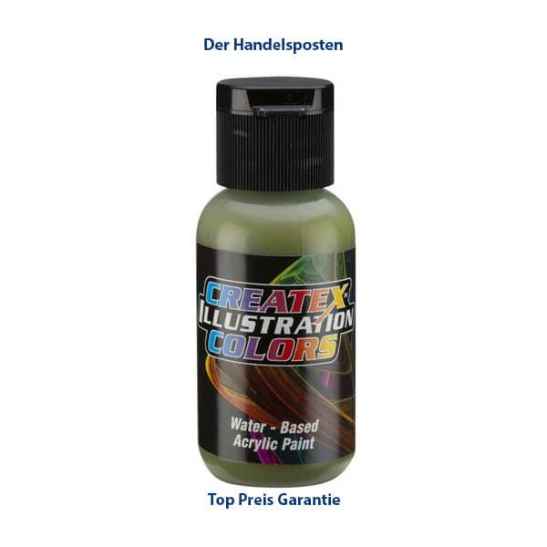 Createx Illustration Color Yellow Green Oxide